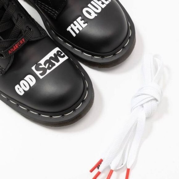 RARE NIB SEX PISTOLS x DR. MARTEN LIMITED EDITION 1460 UNISEX COMBAT BOOTS - Picture 12 of 16